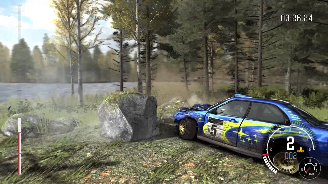 DiRT Rally Crash crash Finland Subaru Impreza 2001