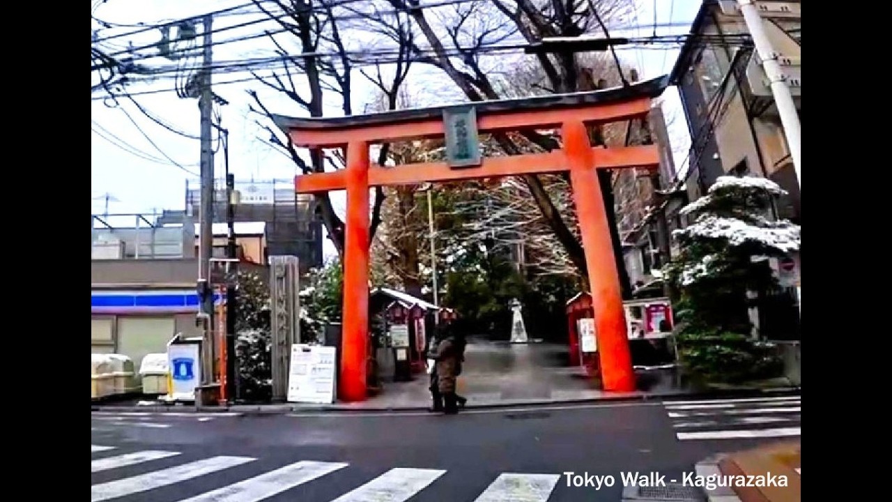 Tokyo Walking Tour | Quiet Streets of Kagurazaka (4K, No Music)