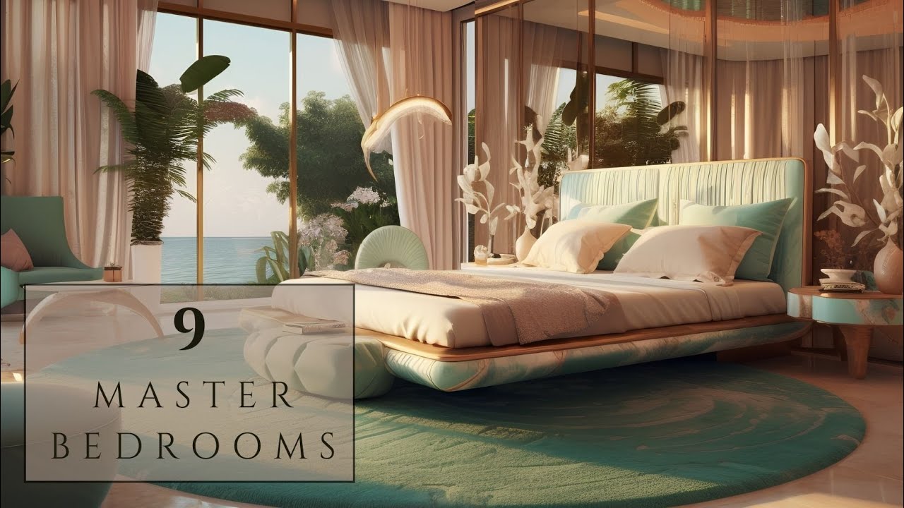 9 Modern Master Bedroom Interior design | Luxury Bedroom Tour | Master ...