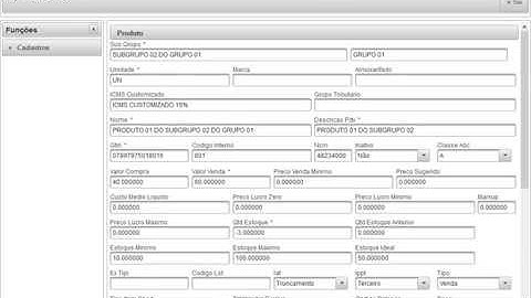 T2Ti ERP 2.0 Java Web - Cadastros Base