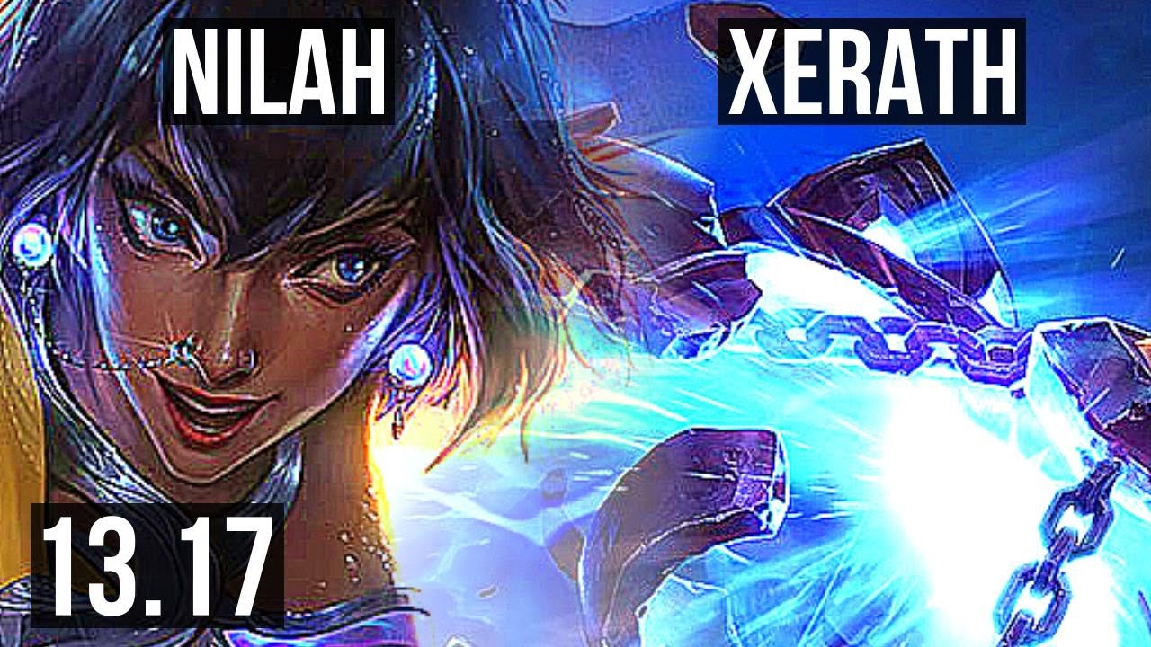 NILAH & Karma vs XERATH & Nami (ADC) 5/0/3, 300+ games NA