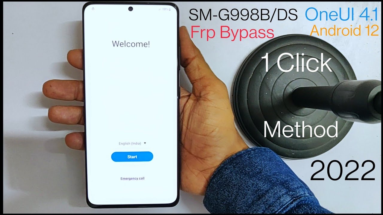 Samsung Galaxy S21 Ultra 5G Frp Bypass Android 12 New