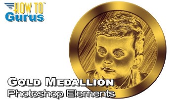 How You Can Make a Gold Medallion Portrait Logo in Photoshop Elements