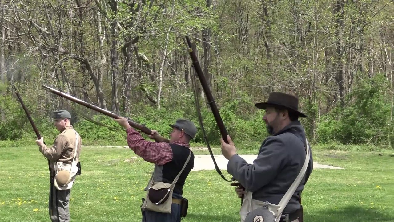 Bald Hill School House Civil War Morning Skirmish Drill 5/5/2018 YouTube