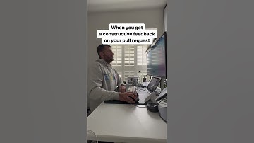 When you get a constructive feedback on your pull request
