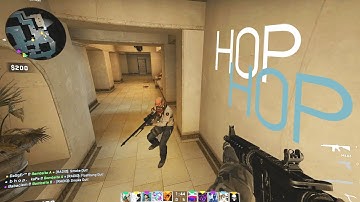 10 bhops CSGO chain in competitive 64 tick | "SHUT UP" | Gostmane - Broken