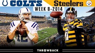 Luck & Big Ben EPIC QB Duel! (Colts vs. Steelers 2014, Week 8)