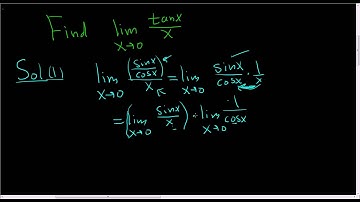 Finding a Limit Involving sinx/x as x approaches zero Example 3