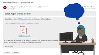 Phishing Email Example - Google Drive Lure