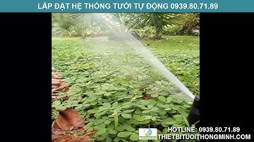 Đầu tưới cỏ cảnh quan biệt thự sân vườn phun nước pop up rotor tự động xoay điều chỉnh góc