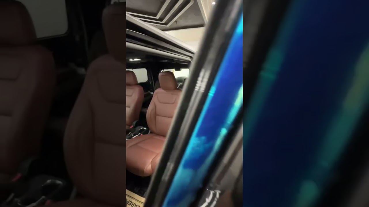 Mahindra Thar Genuine Leather Seats Cover Installed at Pegasus Premium.