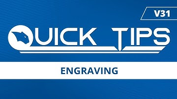 Engraving - BobCAD-CAM Quick Tips: V31