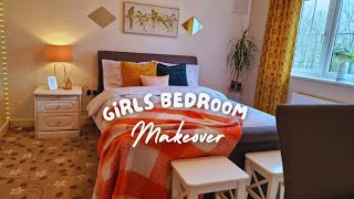 Bedroom makeover on a budget, girls bedroom decor home decor |Eden View Living