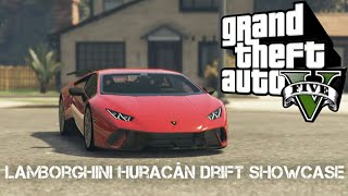Lamborghini Huracan Drift Showcase | GTA V screenshot 5