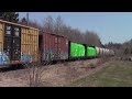 (HD) CN 5709, CN 2253 (CN 403 West) Rimouski Qc ( Mont-Joli SUB M.P 126.13 )