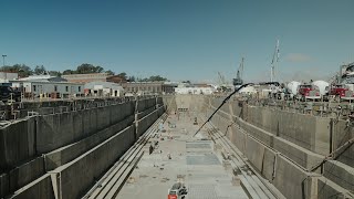 DRYCO Concrete Repair at Mare Island Dry Dock in Vallejo, California