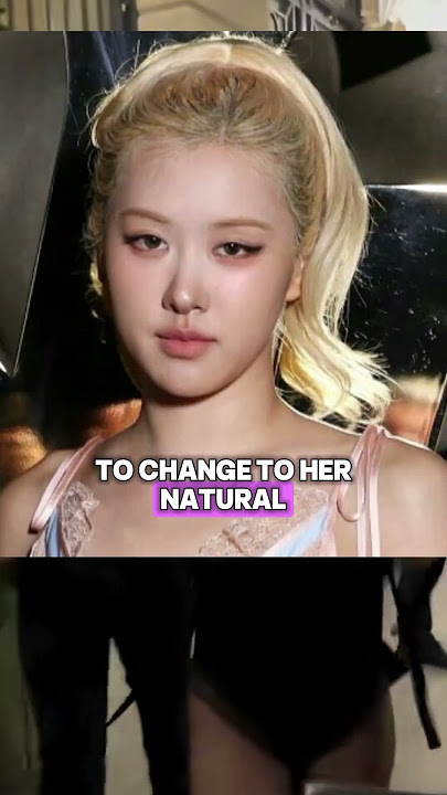 Rosé Shocking Fans After Her Hair Changed to BLACK! 😲😲 #blackpink #kpop