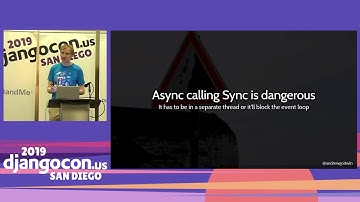 DjangoCon 2019 - Just Add Await: Retrofitting Async Into Django by Andrew Godwin