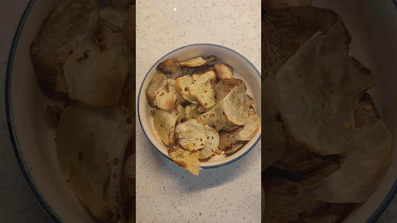 “Oil-Free Sweet Potato Chips 🥔 | Air Fryer & Oven | Healthy & Diabetic Friendly