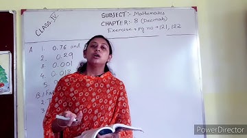 CLASS 4 MATHEMATICS(CHAPTER-8)DECIMALS