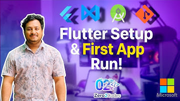 🚀 Flutter Setup for Zero2Codes Workshop | VS Code, Git, Android Studio & First App Run (Bangla 2025)