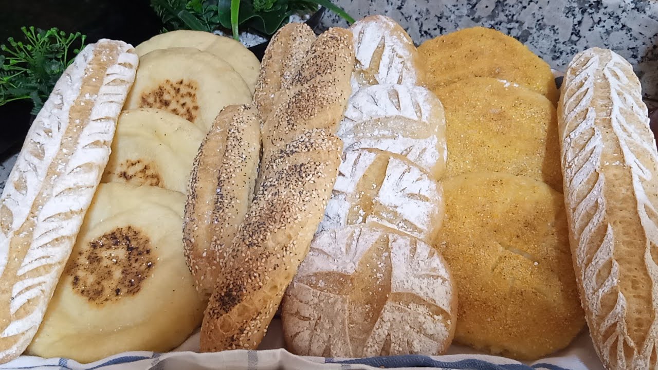 باكيط🖊️خبز الفرن🖊️بطبوط🖊️بعجين واحد👈بميكس منزلي بدون غلوتين بدون ميكس مصنع وبدون لاكتوز