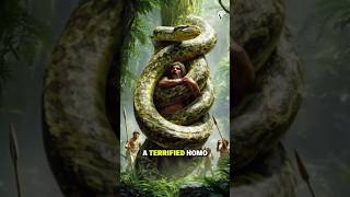 Trapped by a Prehistoric GIANT Python… Could YOU Survive? #shorts #viral #python