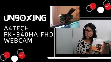 Unboxing A4Tech PK 940HA Webcam