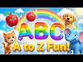 ABC A to Z in 8 Seconds Each | Fun Alphabet Song for Kids | Kids ABC Hub