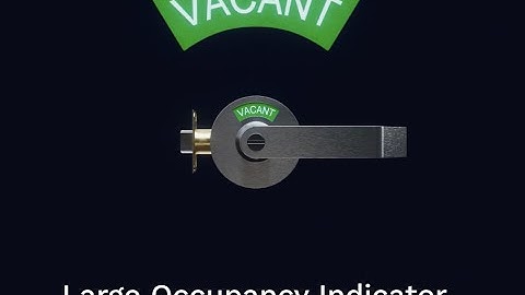 Vizilok Privacy Door Locks w/ IN-USE/VACANT Indicators