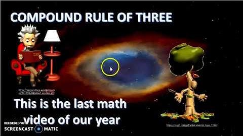 COMPOUND RULE OF THREE