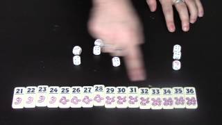 Pickomino - A Dice Cup 'how to play' video by Steve Raine