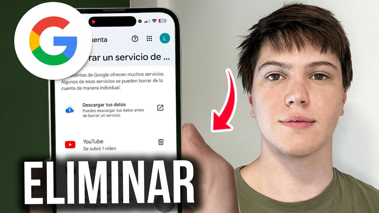 Como ELIMINAR mi CUENTA de Google - Paso a Paso - YouTube