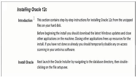 How to Install Oracle 12c on Windows 10 - 64 bit