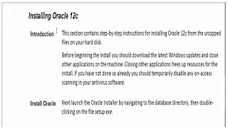 How to Install Oracle 12c on Windows 10 - 64 bit