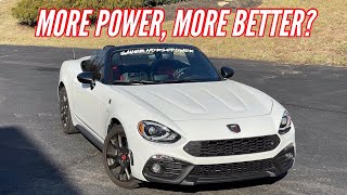 Finally TUNED my 124 Spider Abarth! Was it worth it?