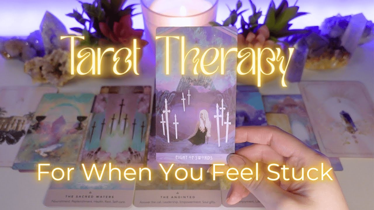 💜 If you're feeling stuck, watch this | Tarot Therapy Session 🪷  Grounding messages from your guides
