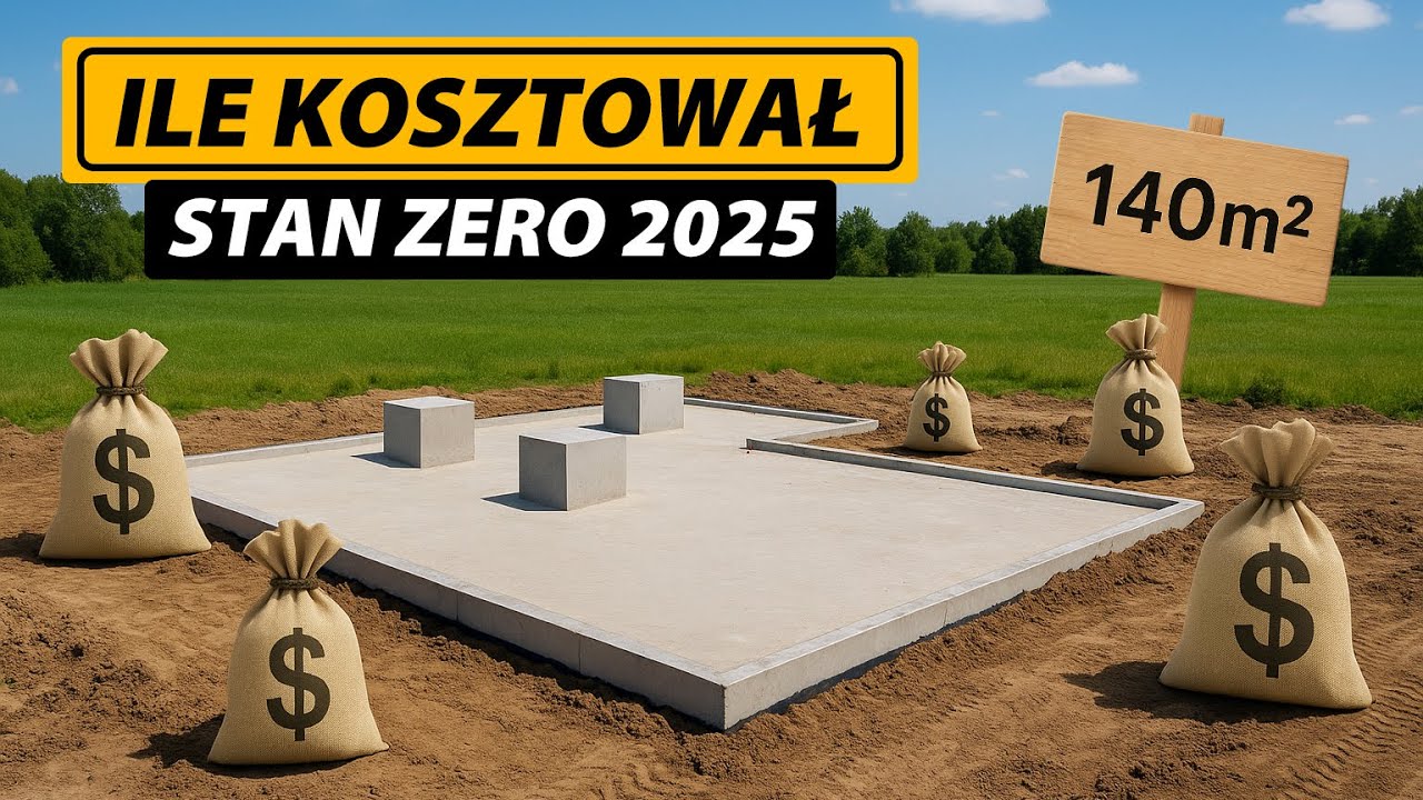 Ile kosztuje STAN ZERO w 2025 - 140m2 użytkowych - Pierwszy etap budowy domu rodzinnego zakończony.