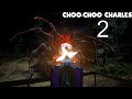 Прохождение Choo-Choo Charles ► Дополнительные задания ► Бой с Чарльзом/Срываем кровавые рисунки #2