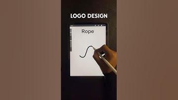 Rope | Logo Design #shorts #logodesign #procreate #youtube #illustration #art  #illustrator