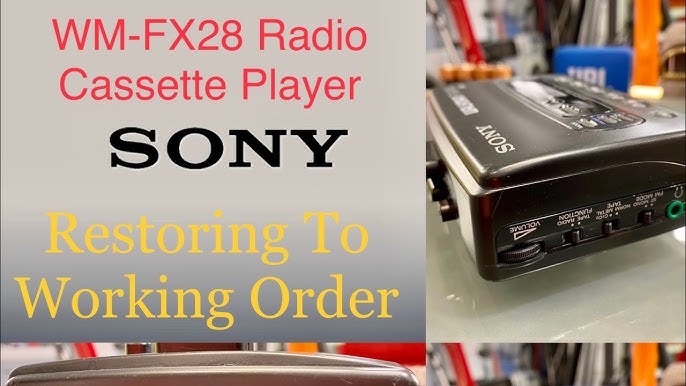 SONY WM-FX181 Radio Cassette Player, First Look & Demonstration - YouTube