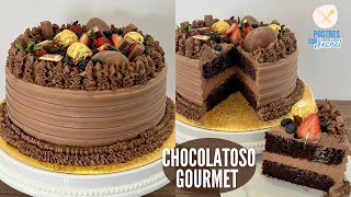 PASTEL DE CHOCOLATE RELLENO DE MOUSSE EXTRA CREMOSO | ESPONJOSO CHOCOLATOSO | POSTRES CON IXCHEL