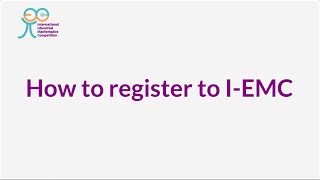 I-EMC 2021 - Registration tutorial