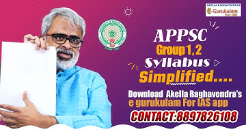 APPSC Group-1 Group-2 Syllabus Simplified: Master Your Preparation | @IASForAll