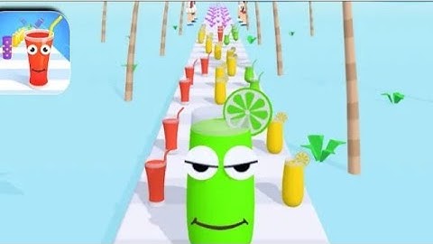 Juice Run Gameplay Walkthrough All Levels iOS, Android Mobile Game Update  Alltrailer Pro All Level