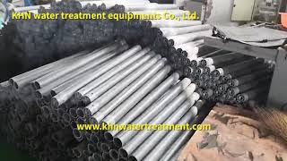 Fine bubble diffusers are widely used in WWTP to supply oxygen to the aerobic tank