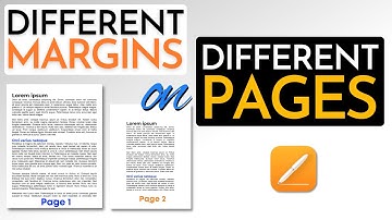 Set Different Margins on Different Pages