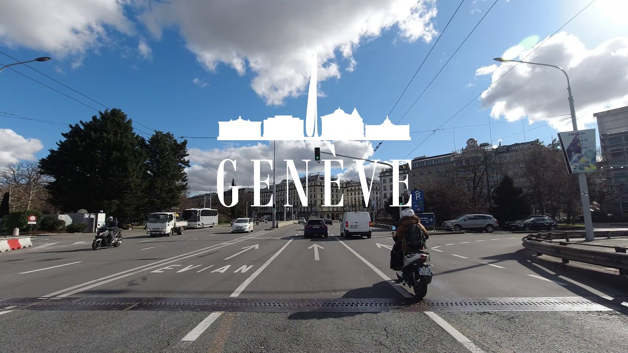 DRIVING DOWNTOWN GENEVA 🇨🇭 4K⁶⁰