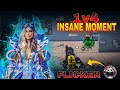 "INSANE 1v4 Moments by Flicker | BGMI Clutch King!" #bgmi