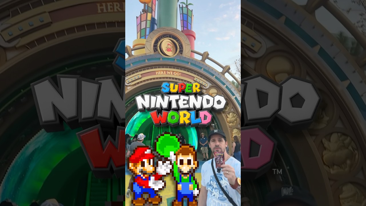 Opening Pokémon Cards in Super Nintendo World